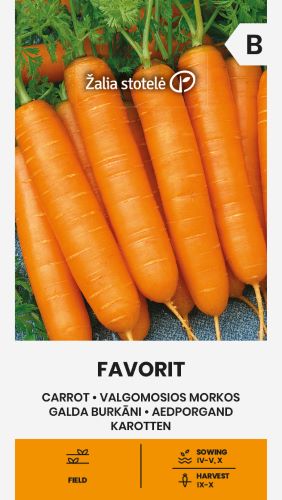 Carrot Favorit Seeds.